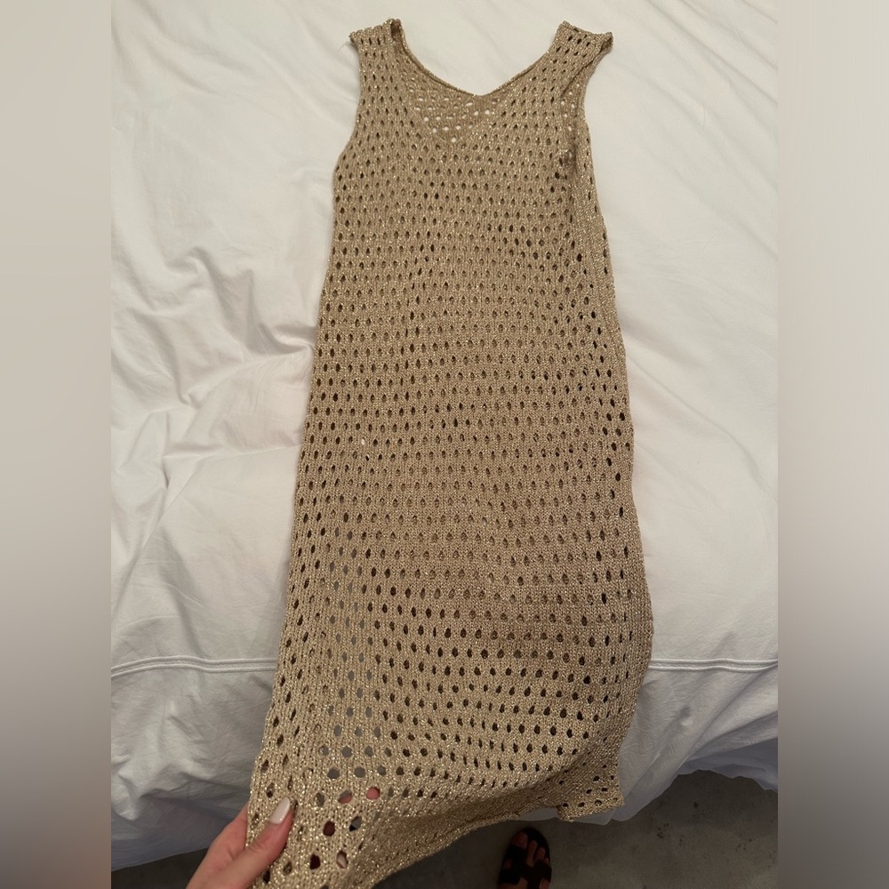 Knit sparkle coverup or dress!